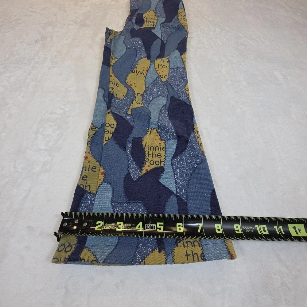 Vintage Kids Winnie‎ The Pooh Pants Kids 6X Disney Sears 70's 80's Flare Leg